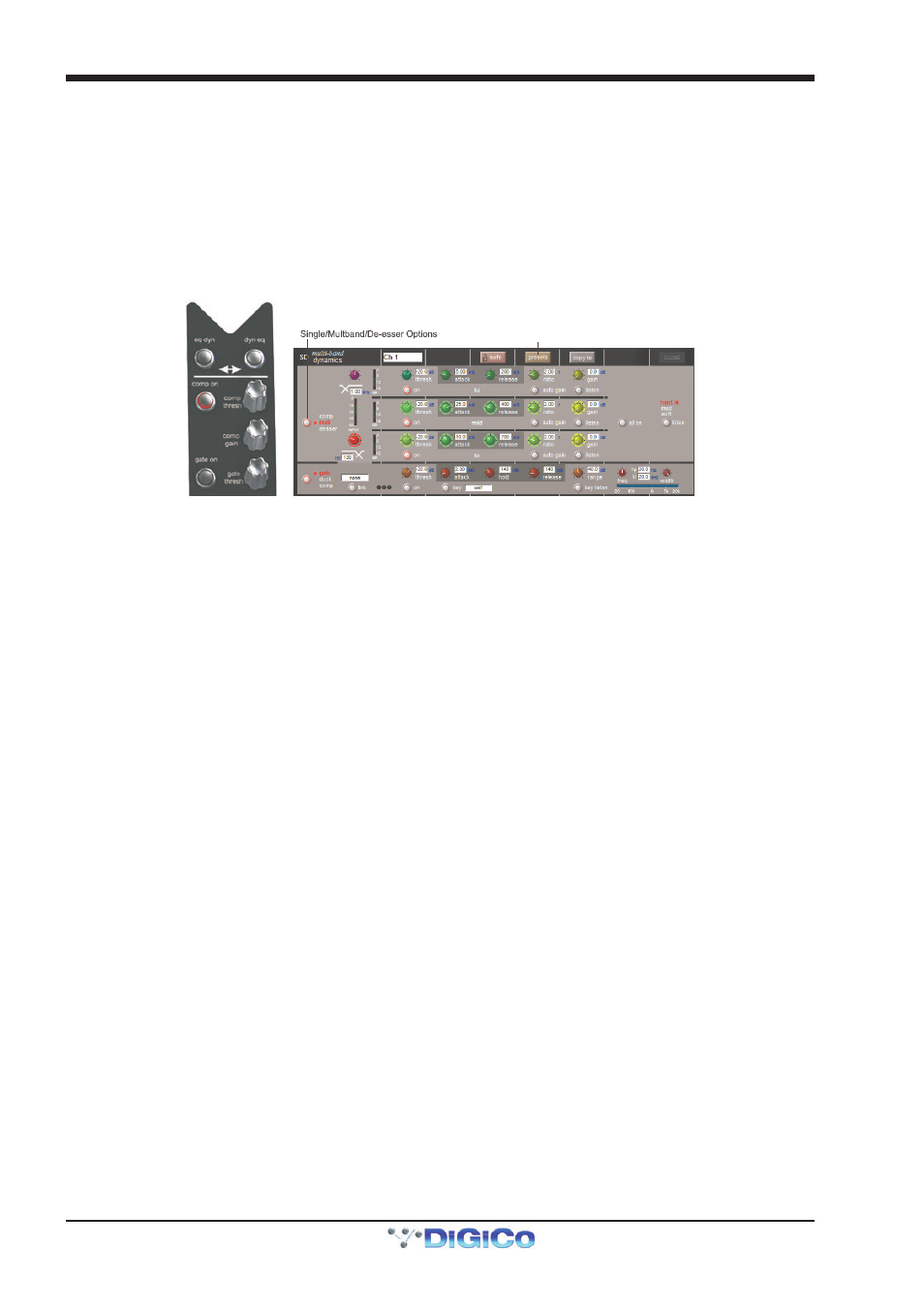 2 dynamics, 2 dynamics -18, Sd10 - getting started | DiGiCo SD10 User Manual | Page 21 / 25