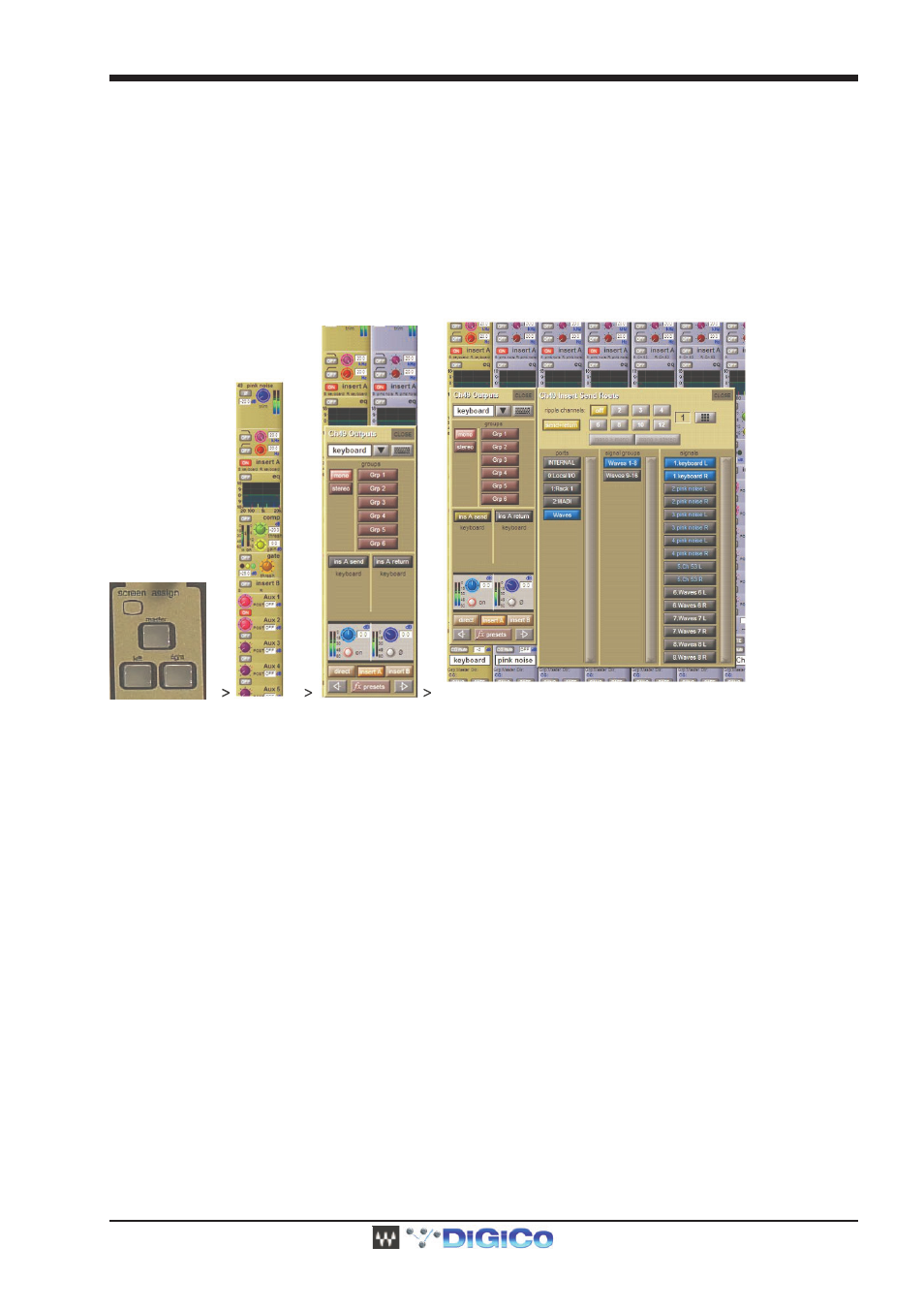 3 insert a rack into a channel, 3 insert a rack into a channel -11, Digico waves operation | DiGiCo Waves MultiRack SoundGrid User Manual | Page 11 / 36