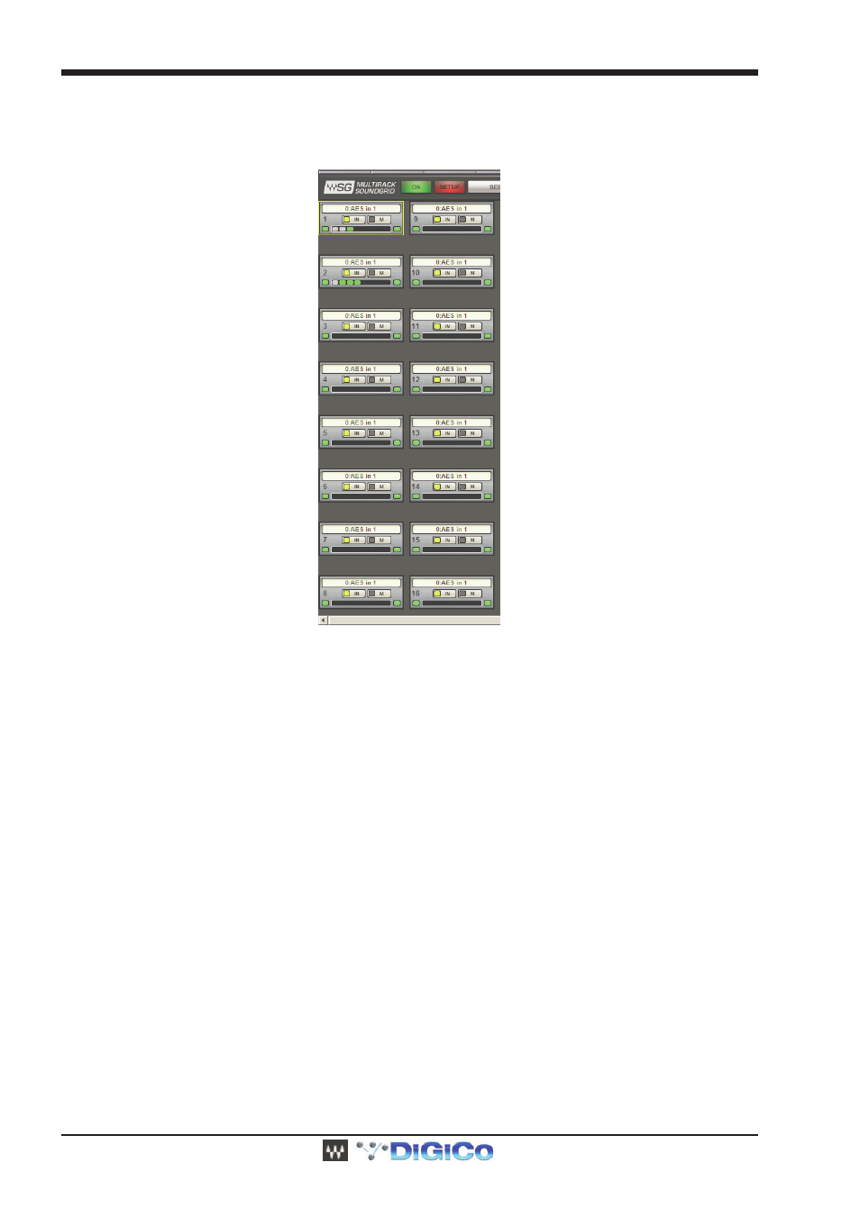 10 overview window: viewing rack status, 10 overview window: viewing rack status -20, Digico waves operation | DiGiCo Waves MultiRack SoundGrid User Manual | Page 20 / 36
