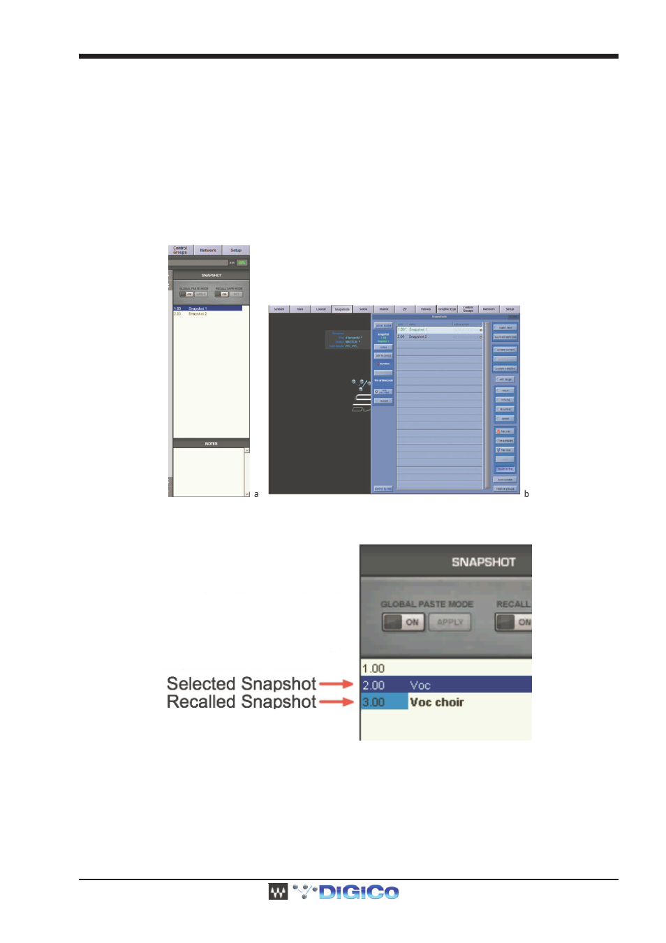 8 snapshot pane: automating your racks, 9 global paste and recall safe modes, 8 snapshot pane: automating your racks -31 | 9 global paste and recall safe modes -31, Digico waves operation | DiGiCo Waves MultiRack SoundGrid User Manual | Page 31 / 36