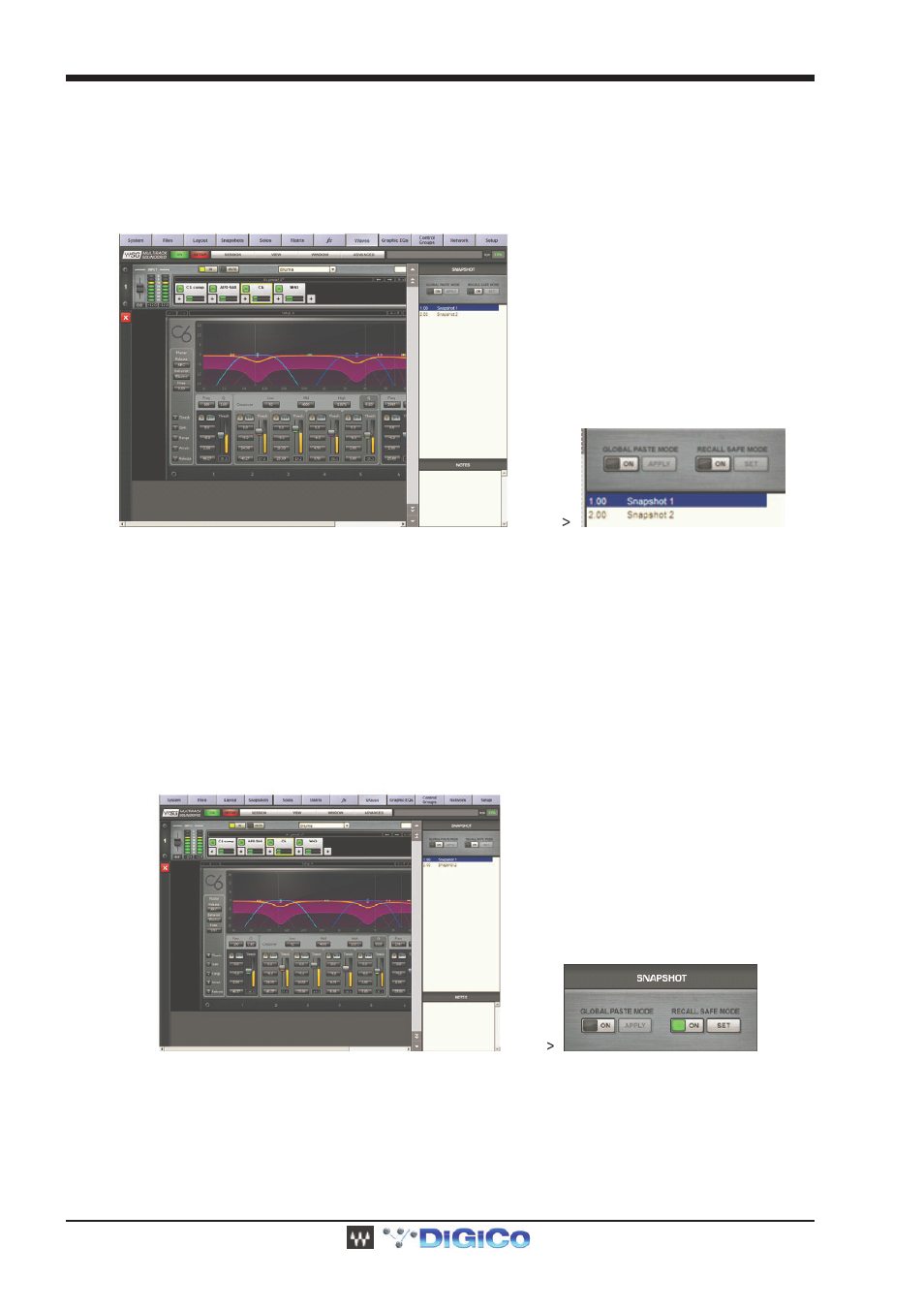 Digico waves operation | DiGiCo Waves MultiRack SoundGrid User Manual | Page 32 / 36