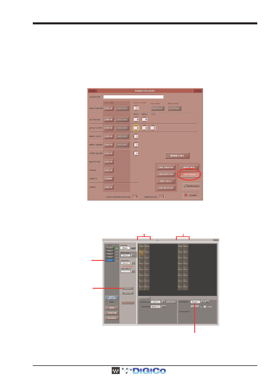 Digico waves operation | DiGiCo Waves MultiRack SoundGrid User Manual | Page 9 / 36