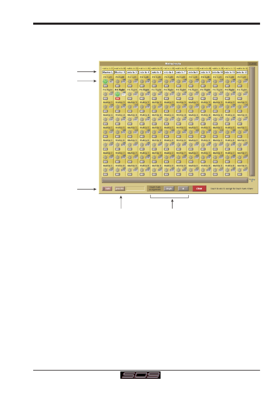 10 the matrix, 10 the matrix -19, Sd9 - getting started | DiGiCo SD9 User Manual | Page 24 / 26