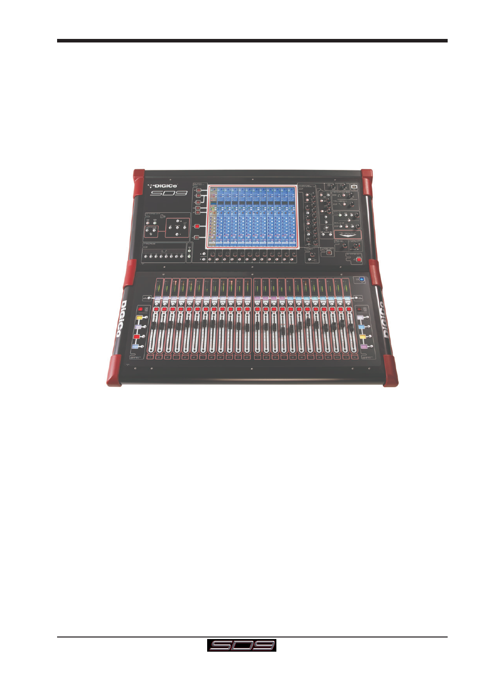 1 introduction, 2 manual overview, 1 introduction -1 | 2 manual overview -1, Sd9 - getting started | DiGiCo SD9 User Manual | Page 6 / 26