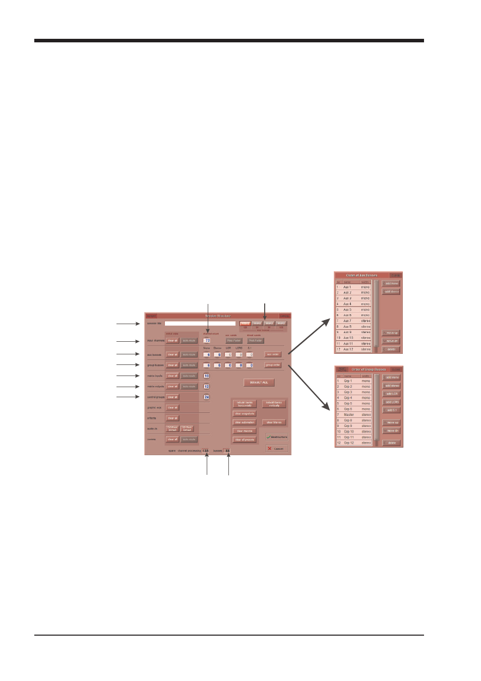5 software configuration, 1 templates, 2 session structure overview | 5 software configuration -8, 1 templates -8, 2 session structure overview -8, Sd7 - getting started | DiGiCo SD7 User Manual | Page 12 / 30