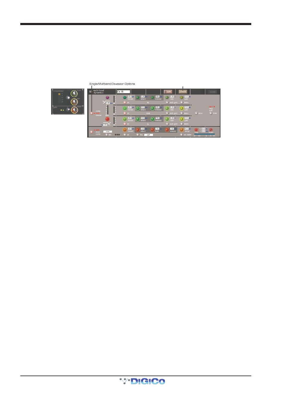 2 multiband dynamics, 2 multiband dynamics -20, Sd7 - getting started | DiGiCo SD7 User Manual | Page 24 / 30