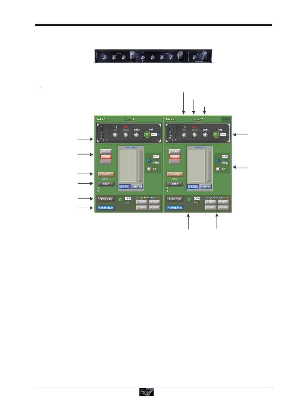 13 solo setup, Sd7 - getting started | DiGiCo SD7 User Manual | Page 29 / 30