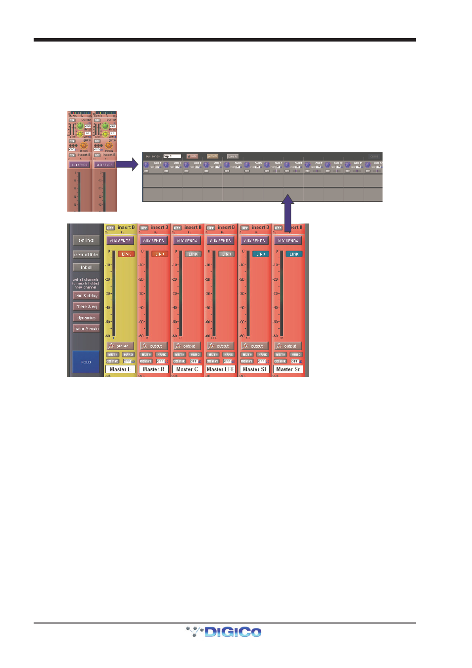 11 auxes on group busses, 12 buss upmix/downmix, Digico sd series broadcast options | DiGiCo SD Series Broadcast User Manual | Page 18 / 20