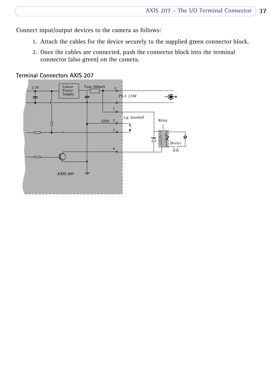 Axis Communications 207 User Manual | Page 37 / 54