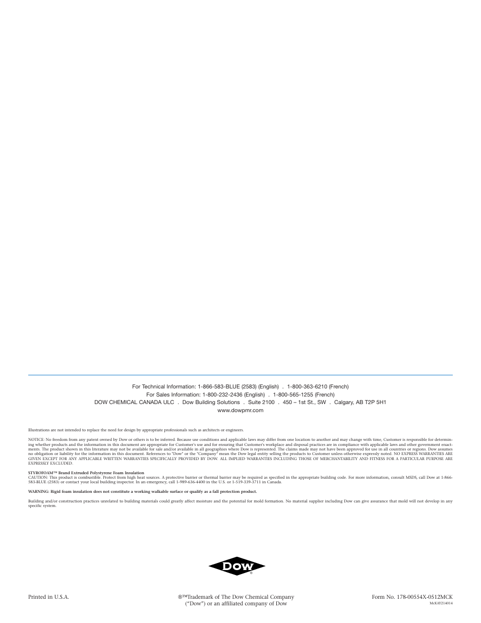 Dow Protected Membrane Roof EN User Manual | Page 24 / 24