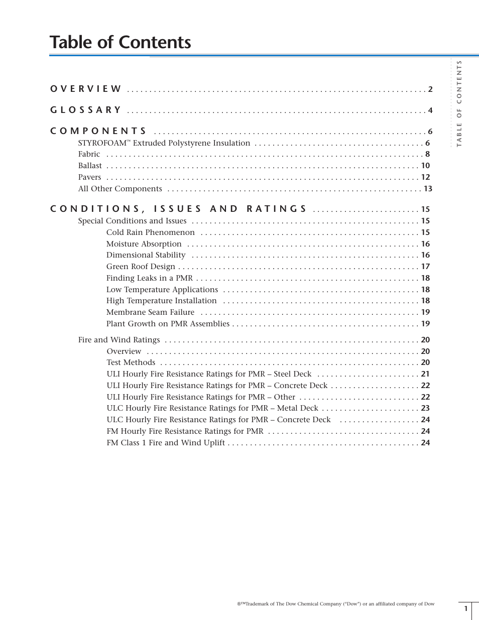 Dow Protected Membrane Roof EN User Manual | Page 2 / 26