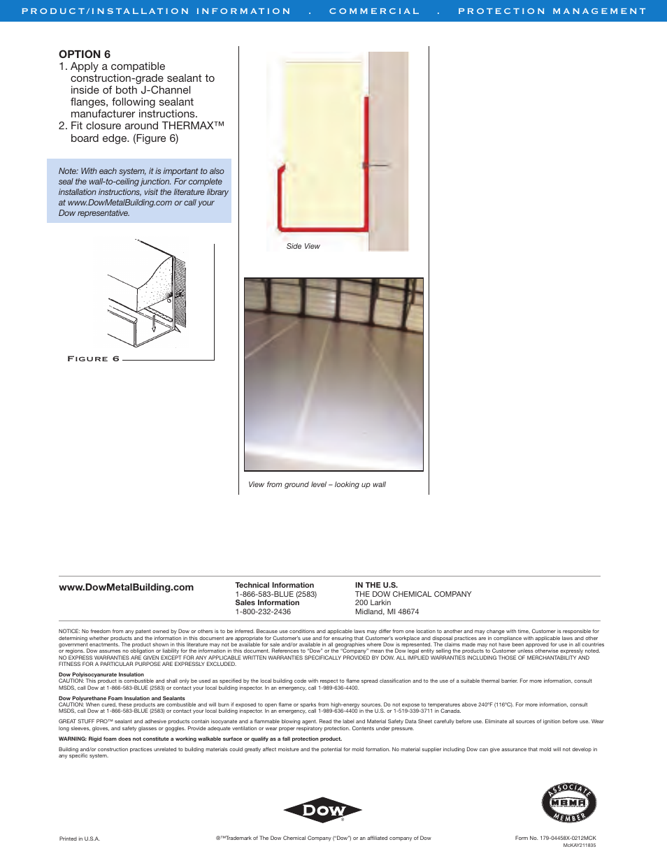 Dow THERMAX™ Wall System User Manual | Page 3 / 3