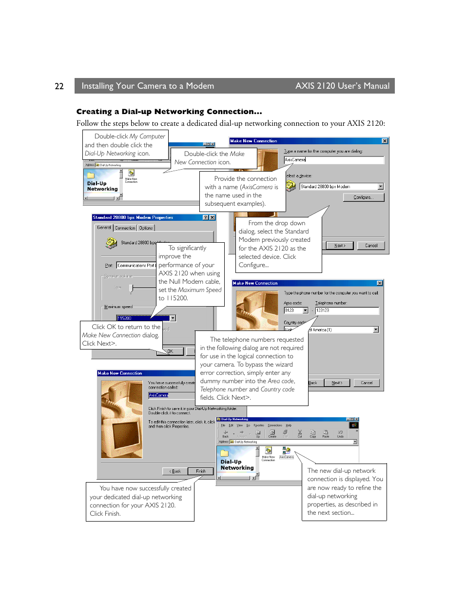 Axis Communications 2120 User Manual | Page 22 / 68