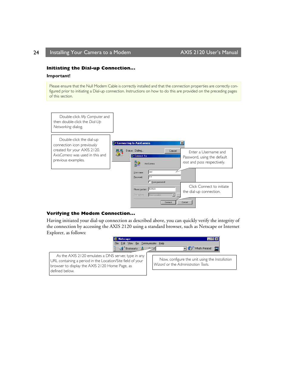 Axis Communications 2120 User Manual | Page 24 / 68