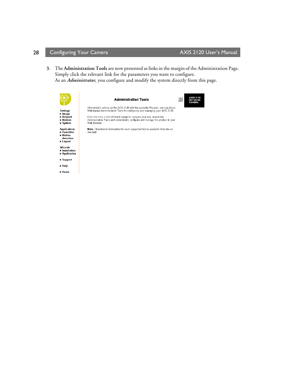 Axis Communications 2120 User Manual | Page 28 / 68