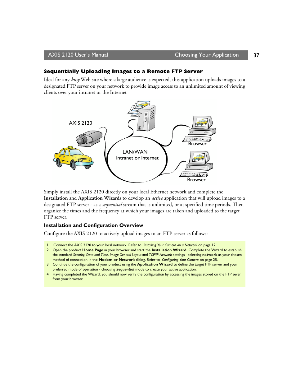Axis Communications 2120 User Manual | Page 37 / 68
