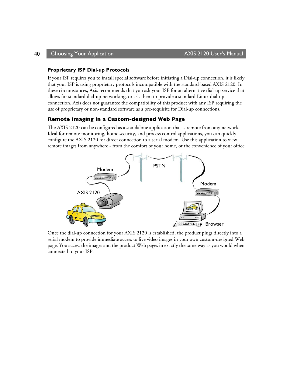 Axis Communications 2120 User Manual | Page 40 / 68