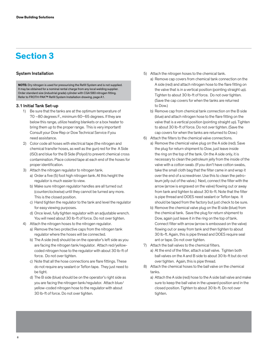 Dow FROTH-PAK Refill Systems User Manual | Page 16 / 36