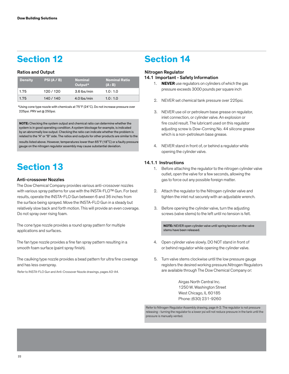 Dow FROTH-PAK Refill Systems User Manual | Page 30 / 36