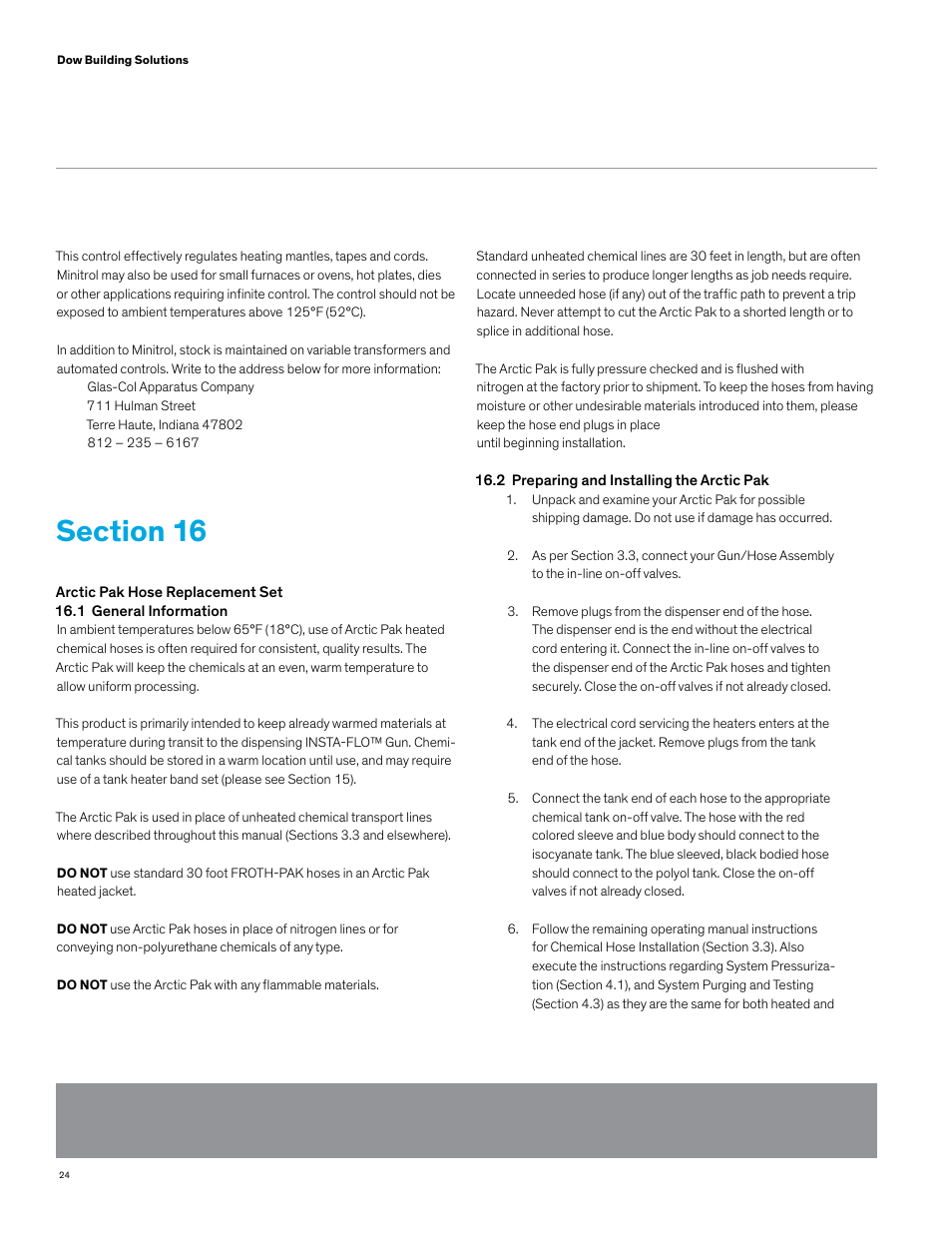 Dow FROTH-PAK Refill Systems User Manual | Page 32 / 36