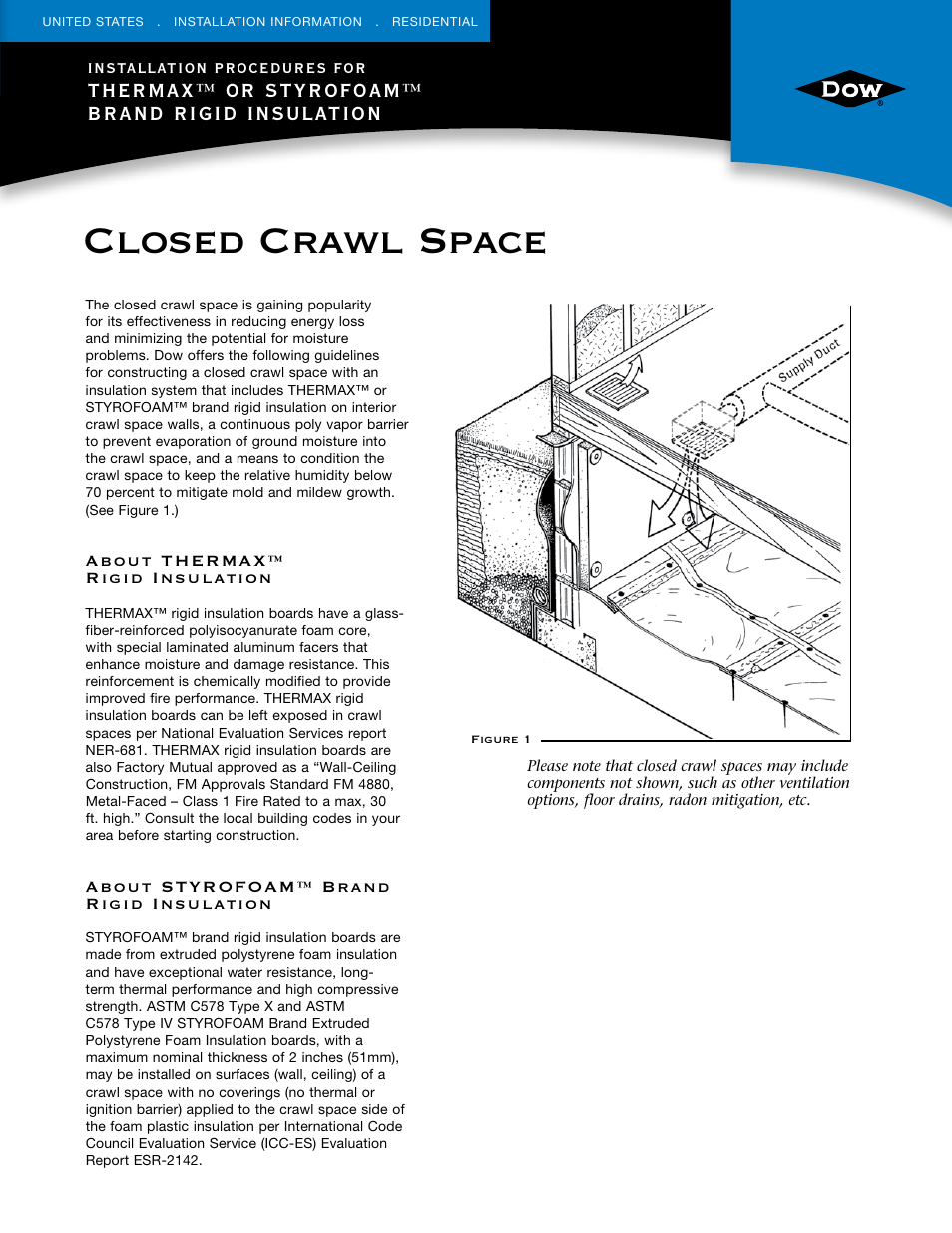 Dow THERMAX™ OR STYROFOAM™ User Manual | 4 pages