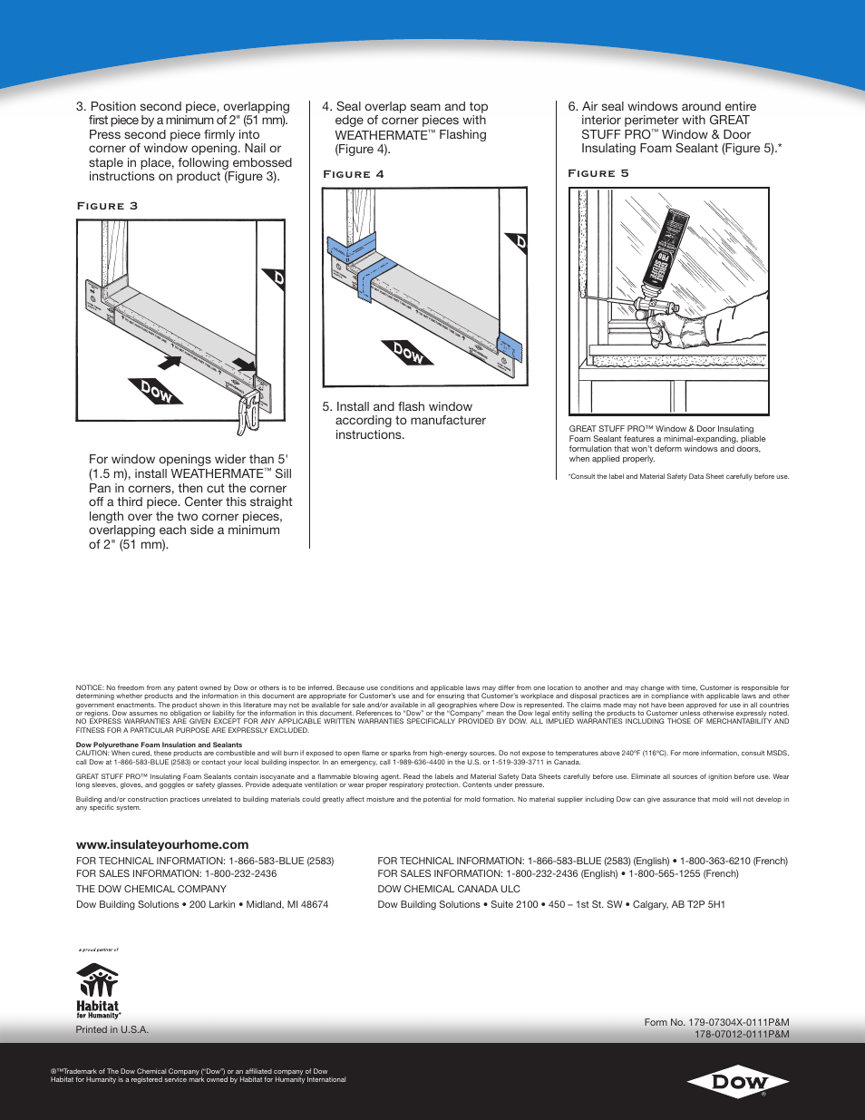 Dow WEATHERMATE™ SILL PAN User Manual | Page 2 / 2