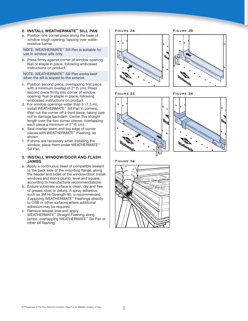 Dow WEATHER BARRIER SOLUTIONS User Manual | Page 2 / 4