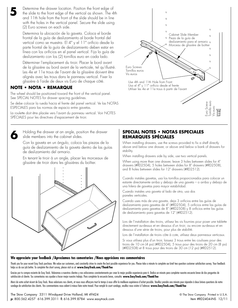 Easy Track RD2404 User Manual | Page 4 / 4