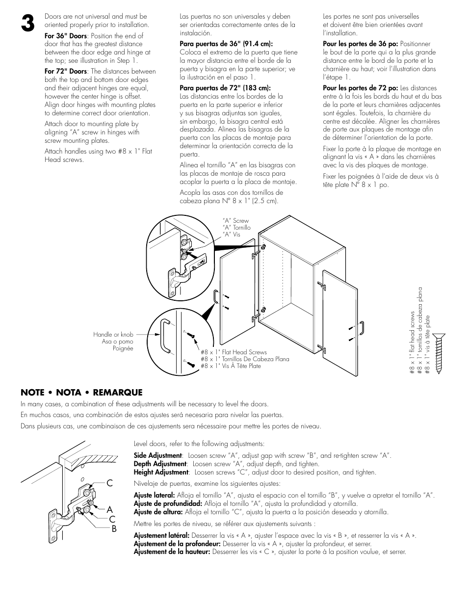 Ca c b | Easy Track RP1236 User Manual | Page 3 / 4