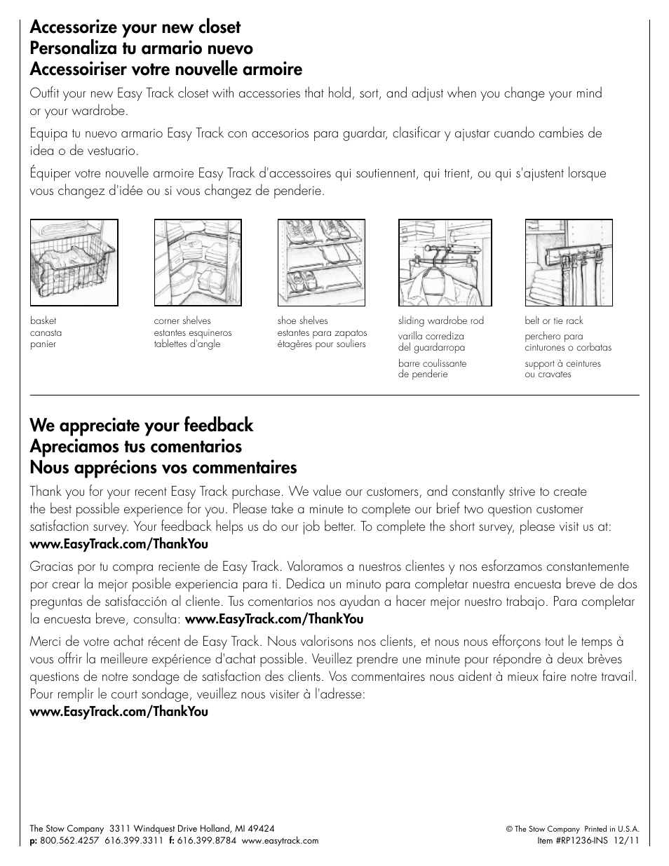 Easy Track RP1236 User Manual | Page 4 / 4