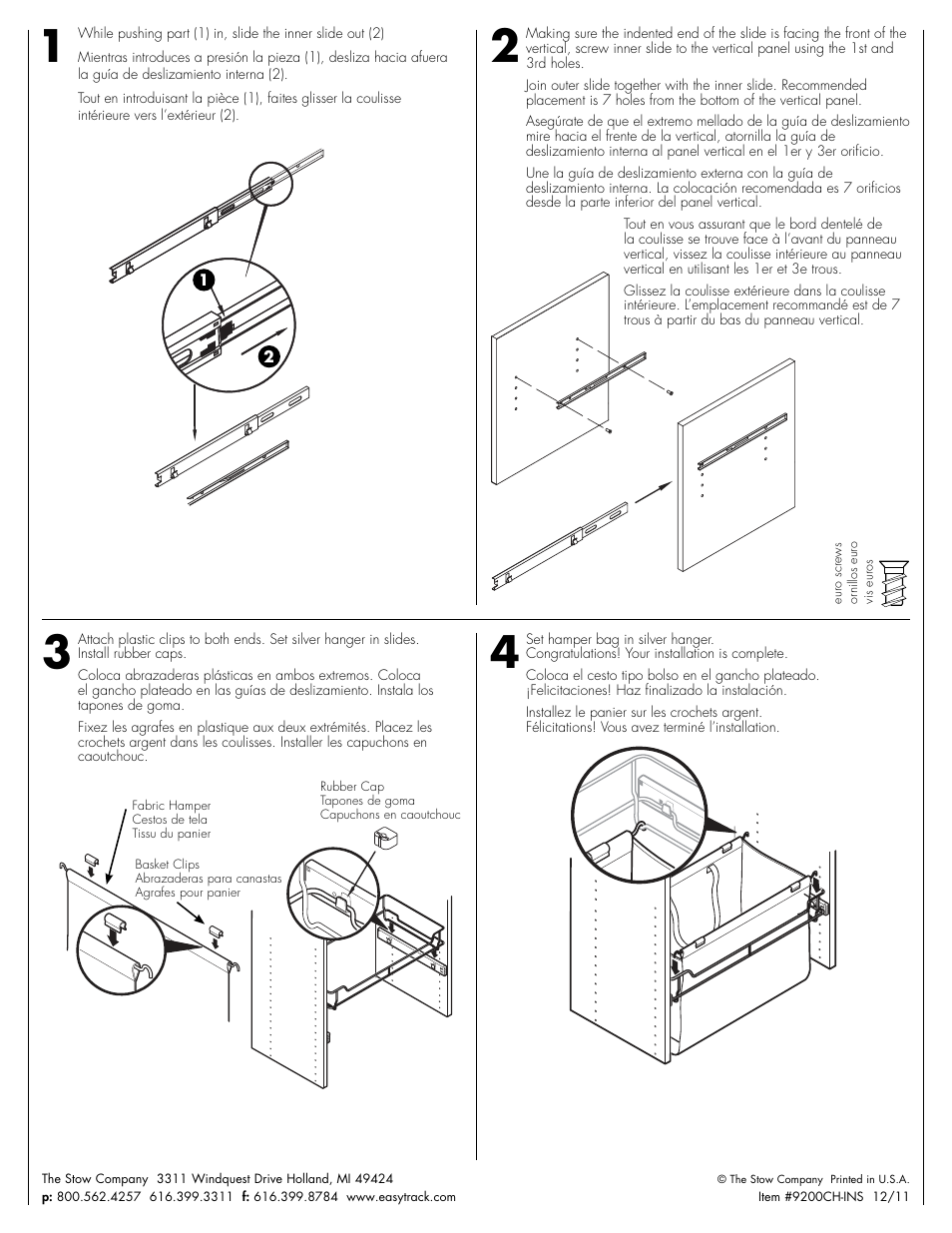 Easy Track 9200CH User Manual | Page 2 / 2