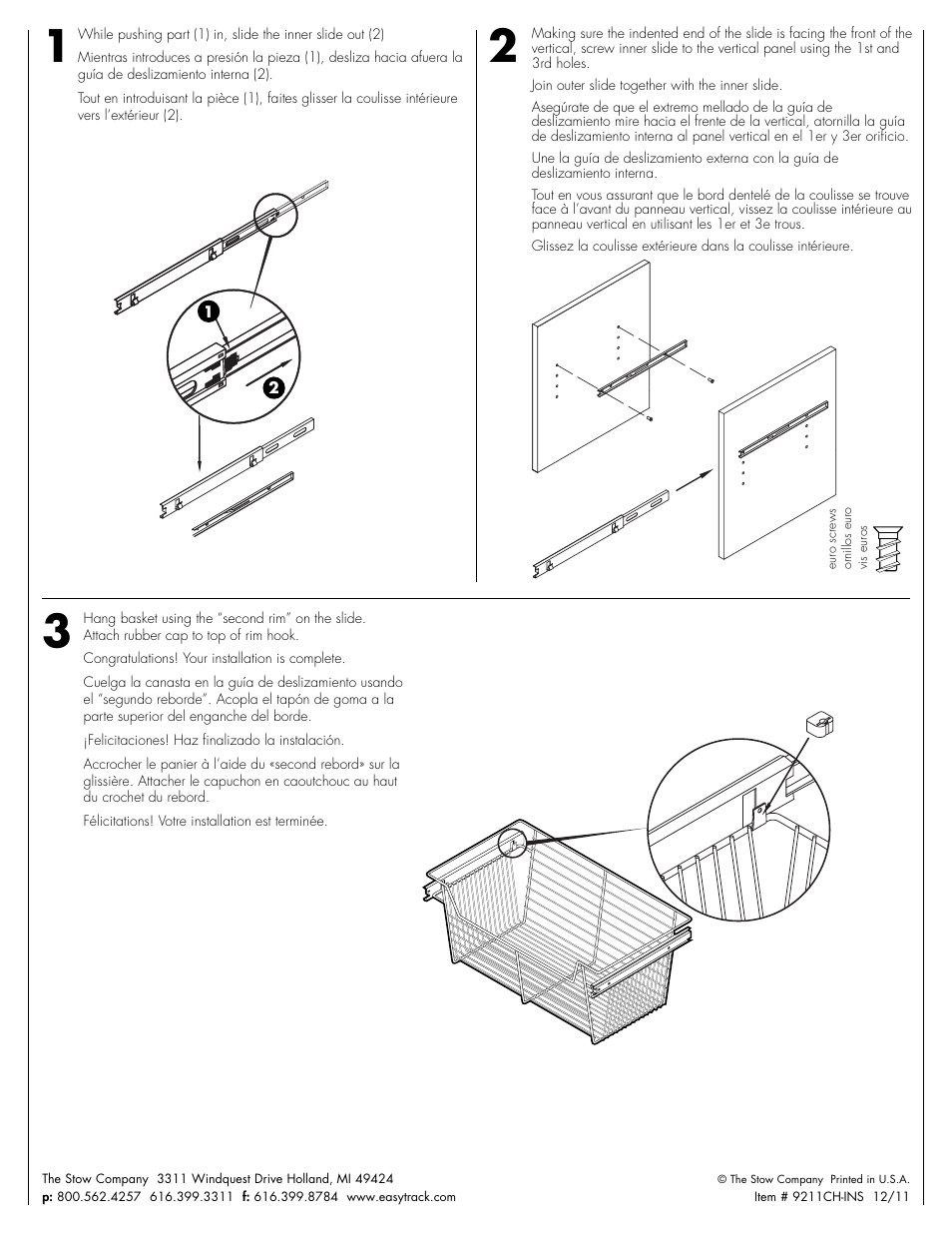 Easy Track 9211CH User Manual | Page 2 / 2