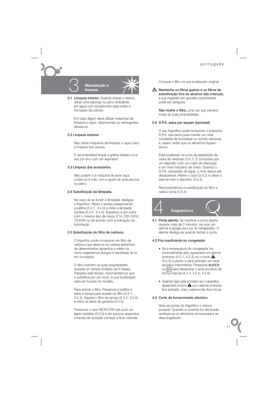 Fagor FFJ6825N User Manual | Page 13 / 58