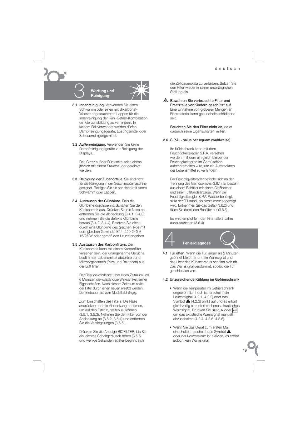 Fagor FFJ6825N User Manual | Page 21 / 58