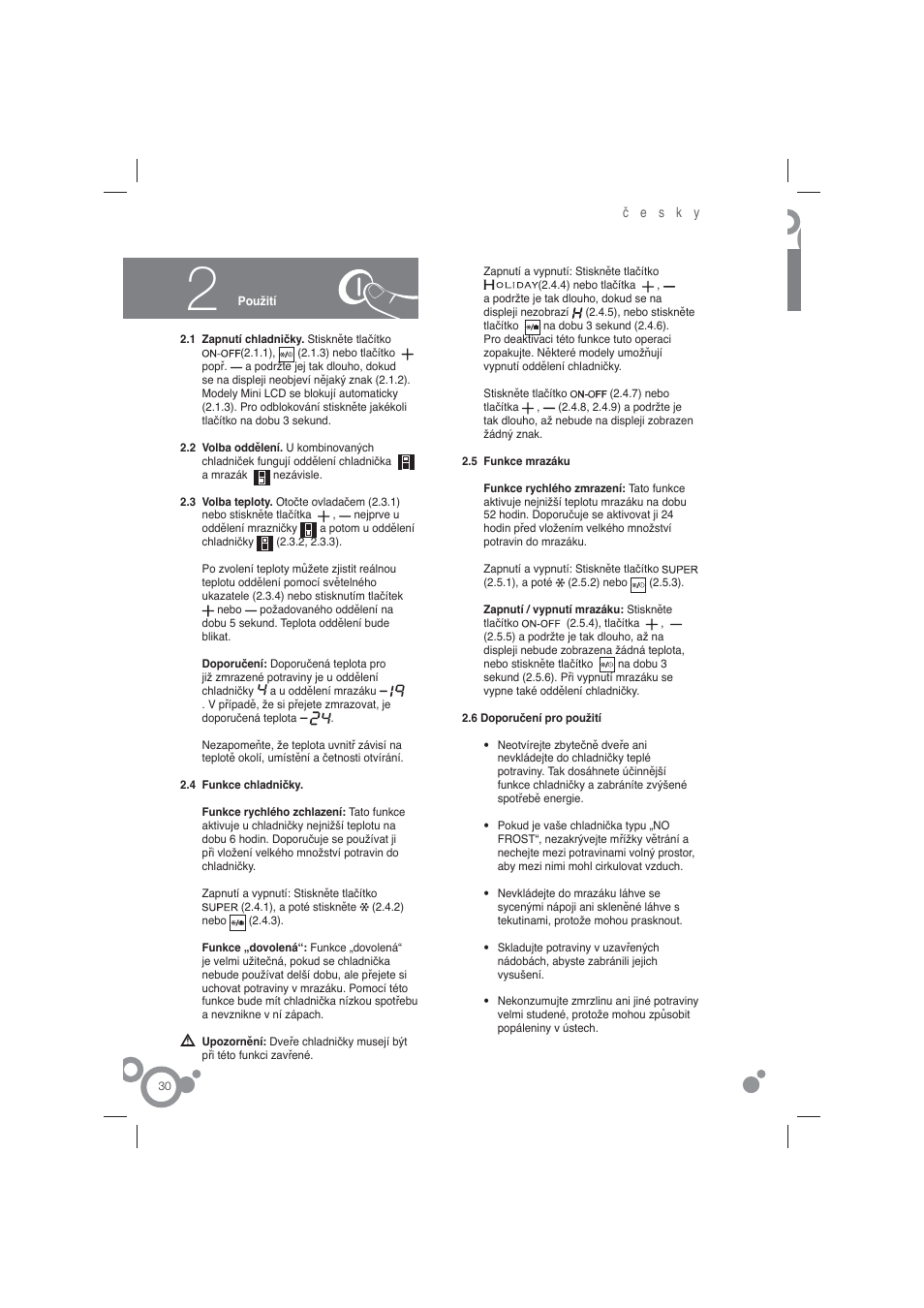 Fagor FFJ6825N User Manual | Page 32 / 58