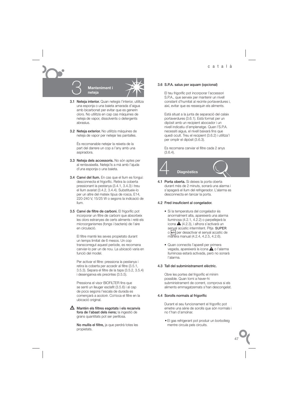 Fagor FFJ6825N User Manual | Page 49 / 58