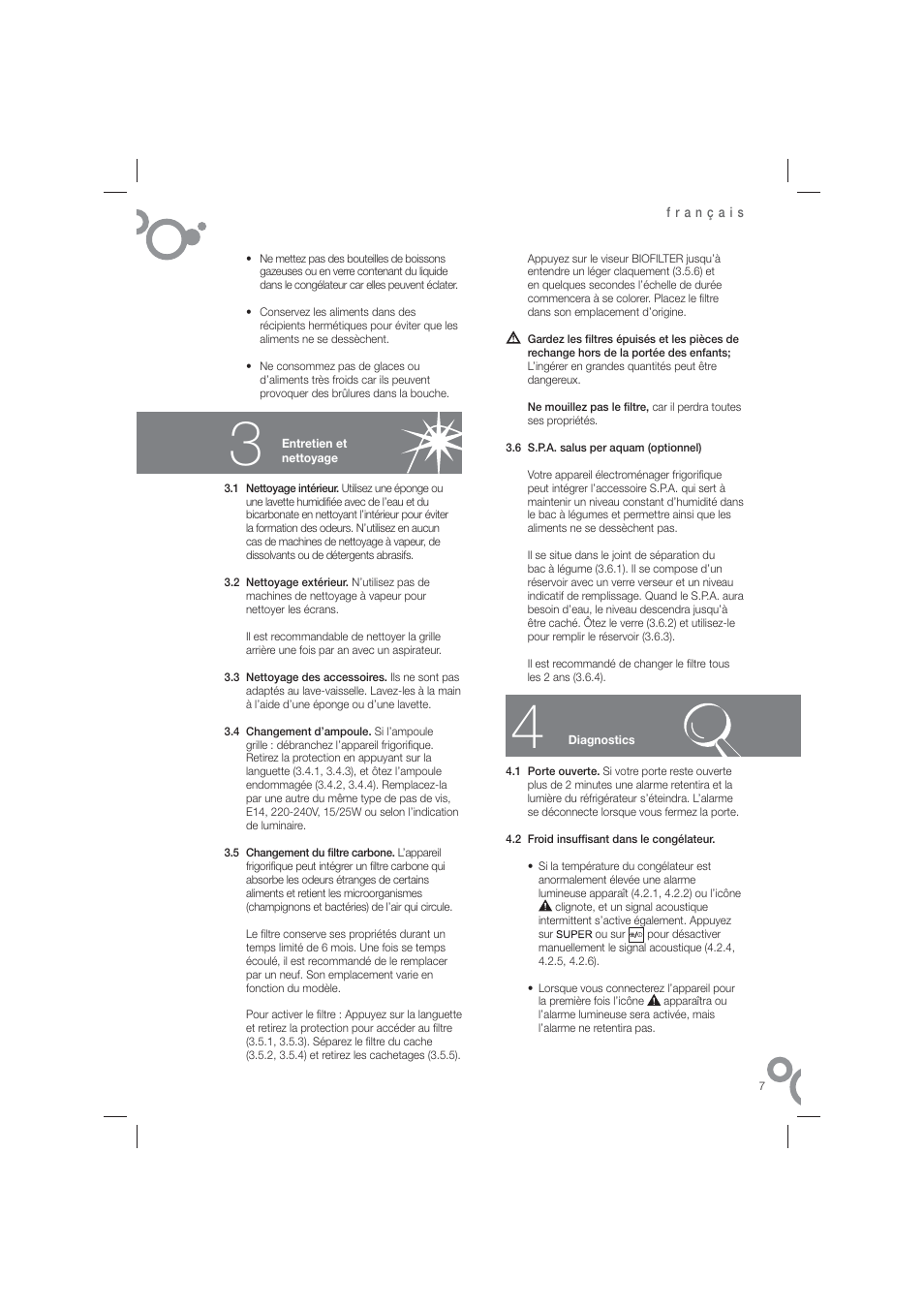 Fagor FFJ6825N User Manual | Page 9 / 58