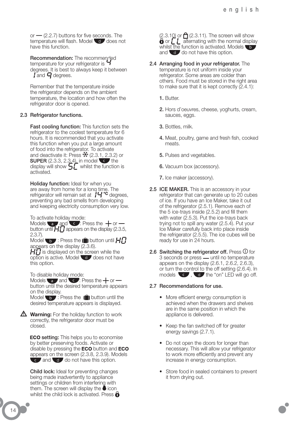 Fagor FFK1700X User Manual | Page 16 / 62