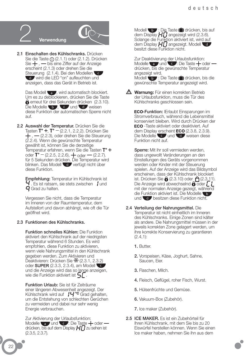 Fagor FFK1700X User Manual | Page 24 / 62