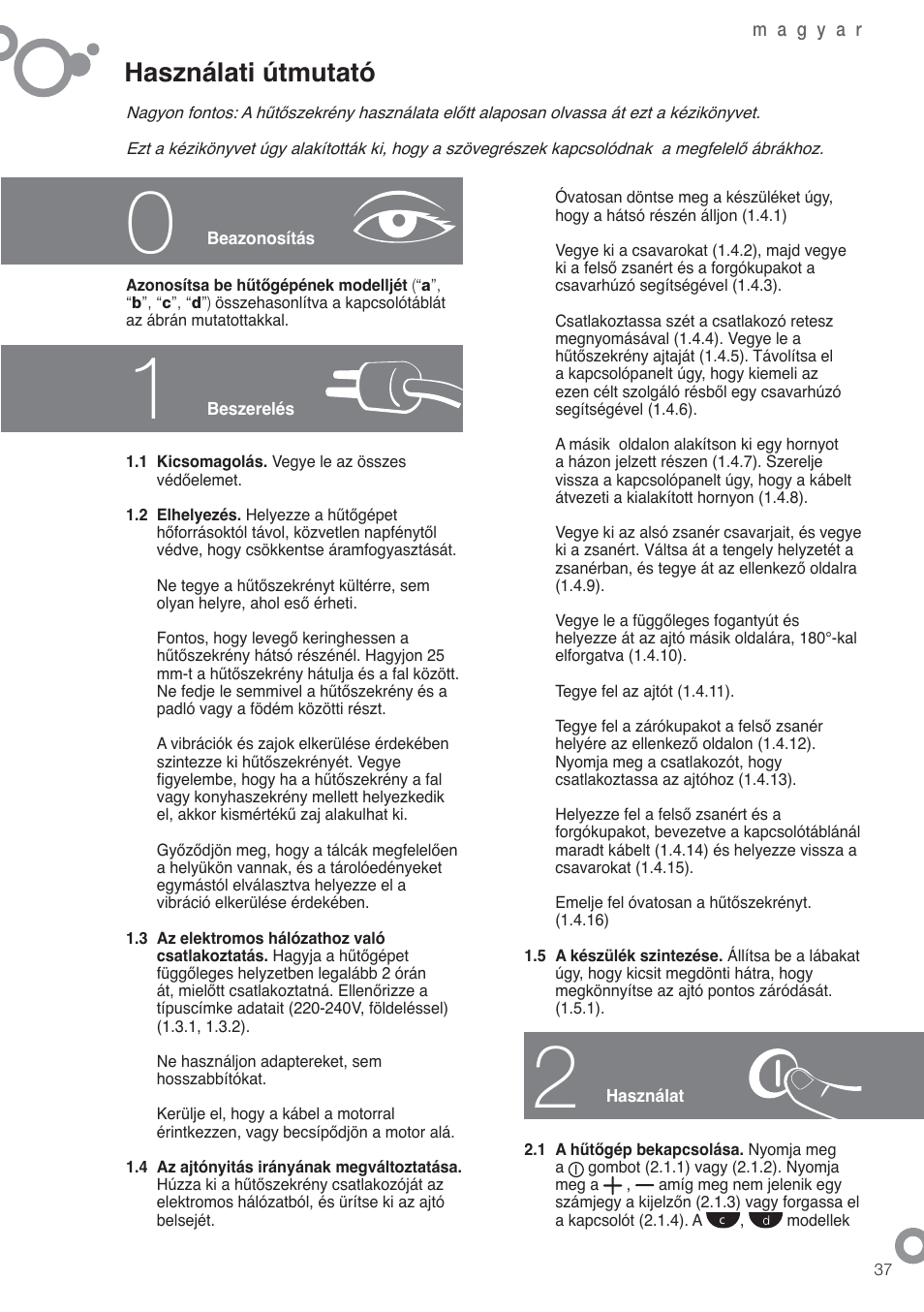 Használati útmutató | Fagor FFK1700X User Manual | Page 39 / 62