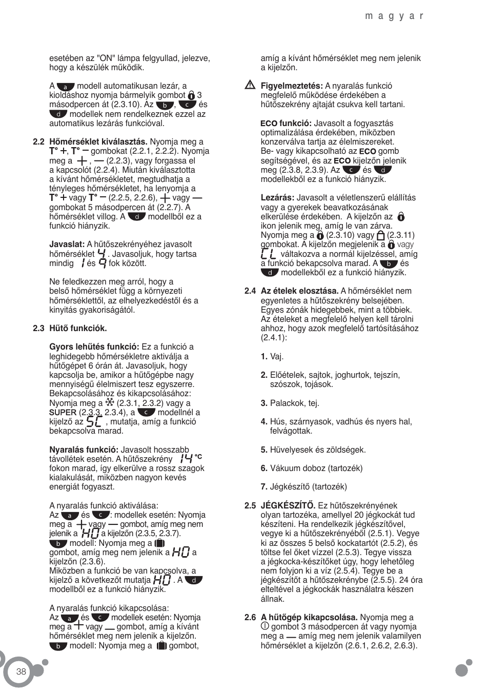 Fagor FFK1700X User Manual | Page 40 / 62