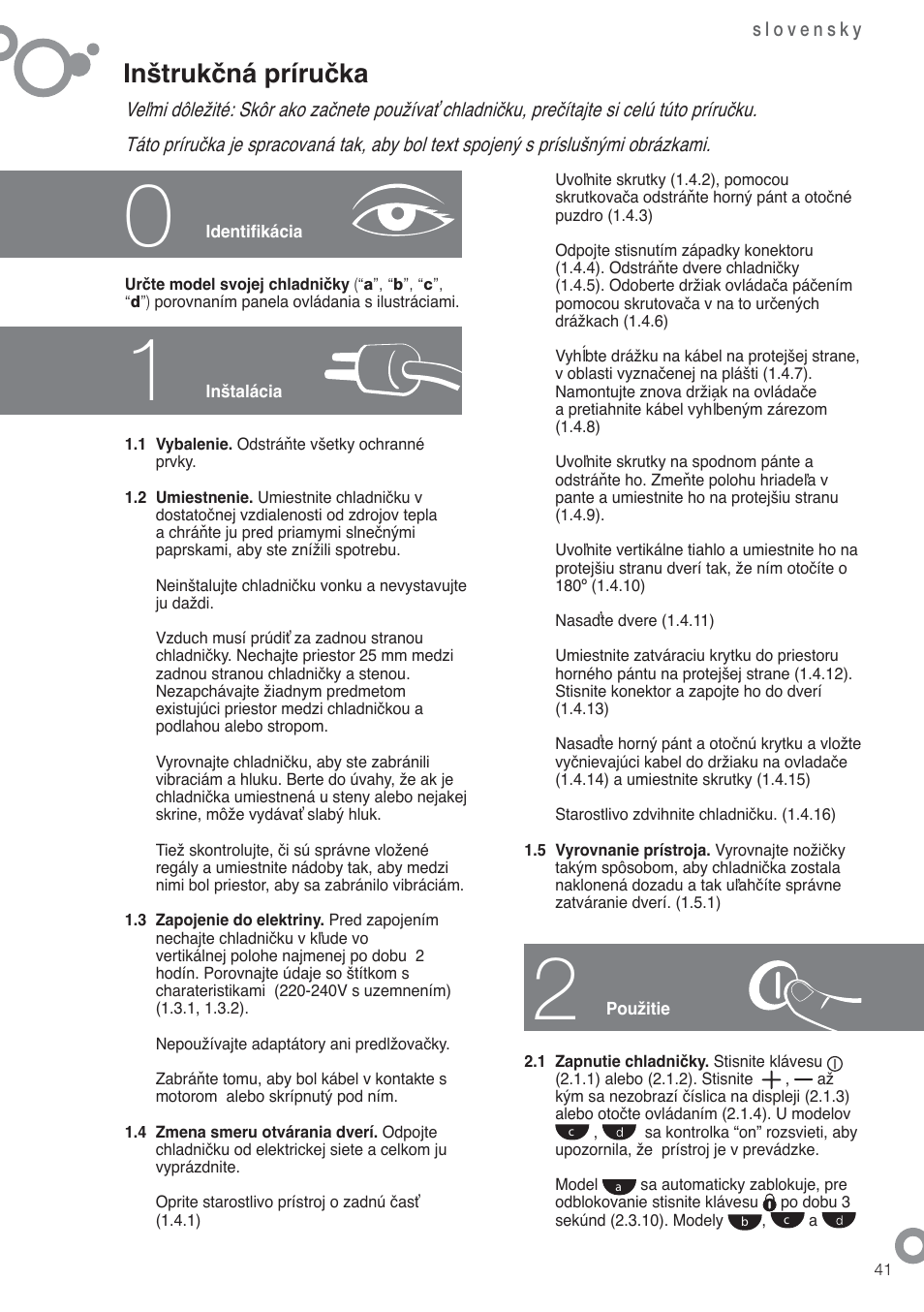 Inštrukčná príručka | Fagor FFK1700X User Manual | Page 43 / 62