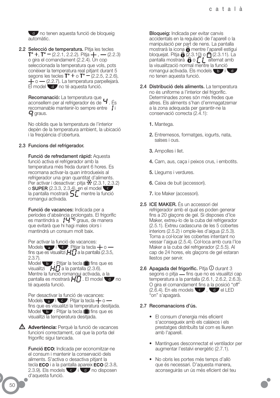 Fagor FFK1700X User Manual | Page 52 / 62