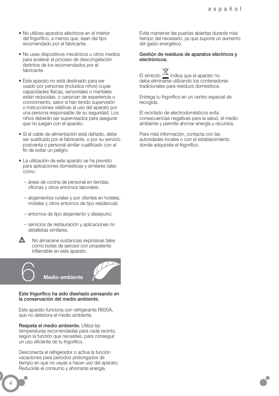 Fagor FFK1700X User Manual | Page 6 / 62