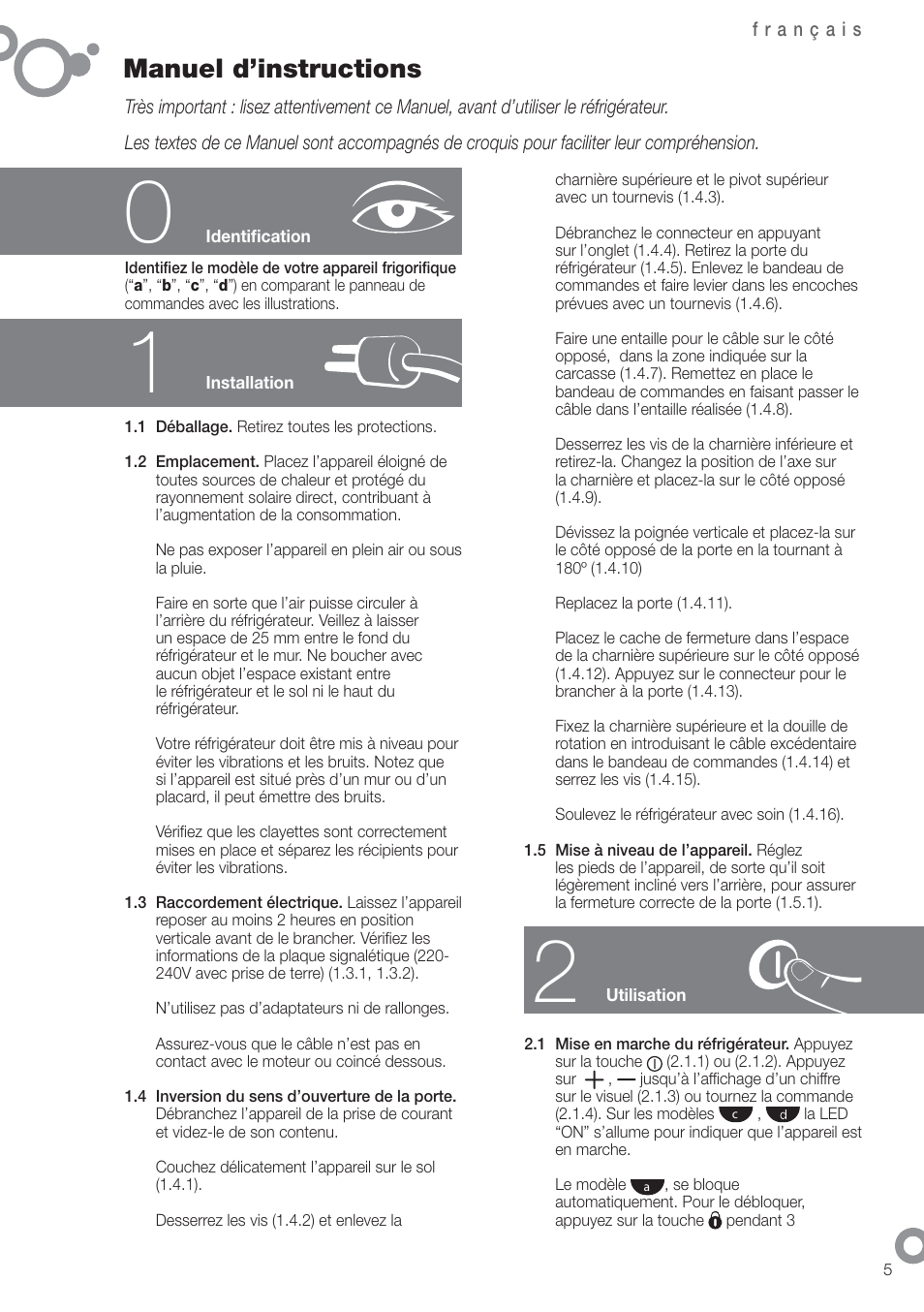 Manuel d’instructions | Fagor FFK1700X User Manual | Page 7 / 62