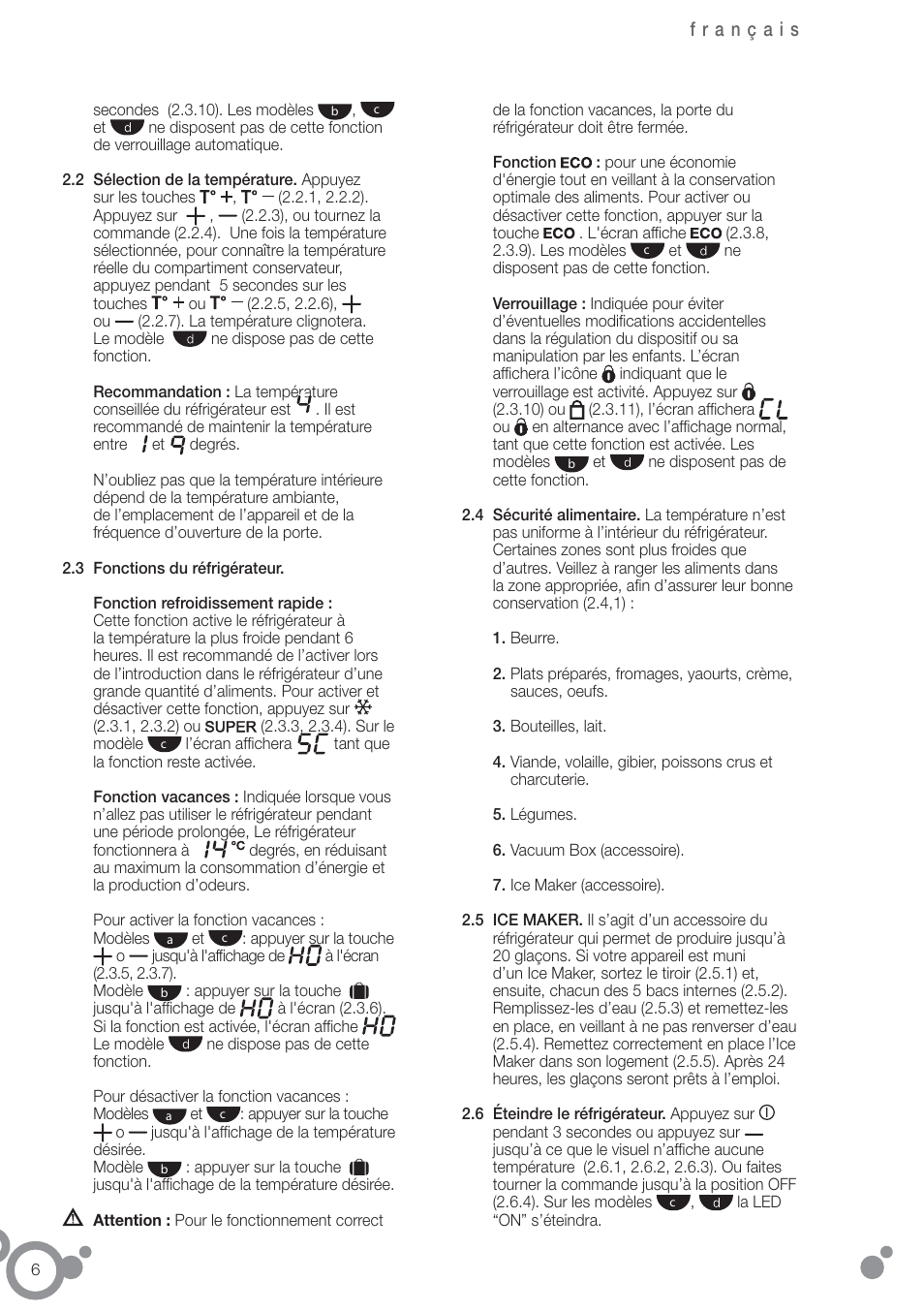 Fagor FFK1700X User Manual | Page 8 / 62