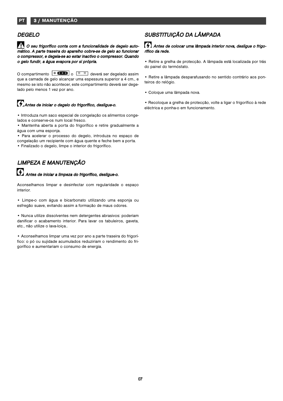 Dde eg ge el lo o | Fagor FFK1574 User Manual | Page 17 / 56