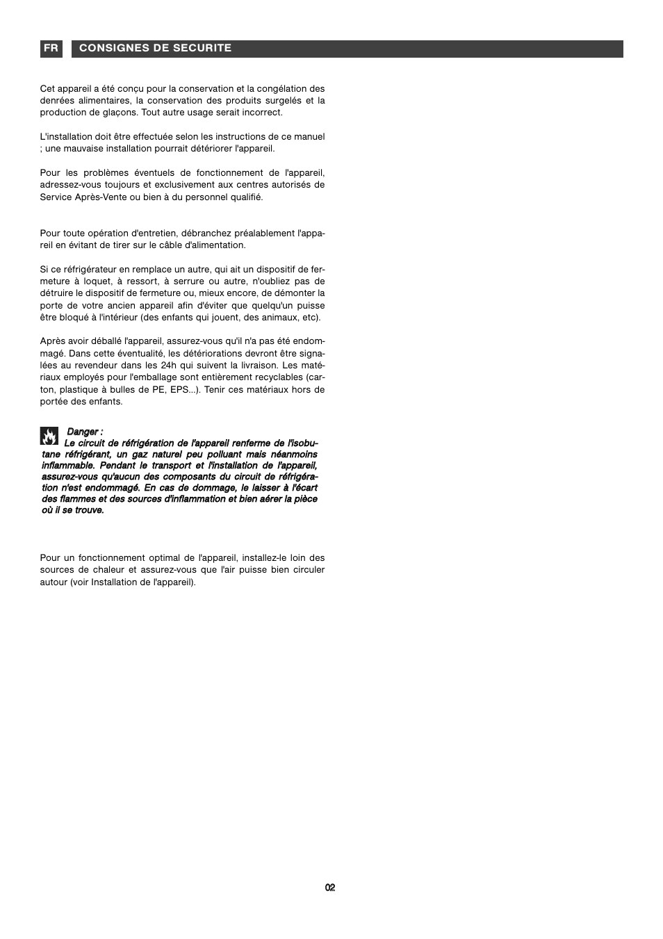 Fagor FFK1574 User Manual | Page 21 / 56