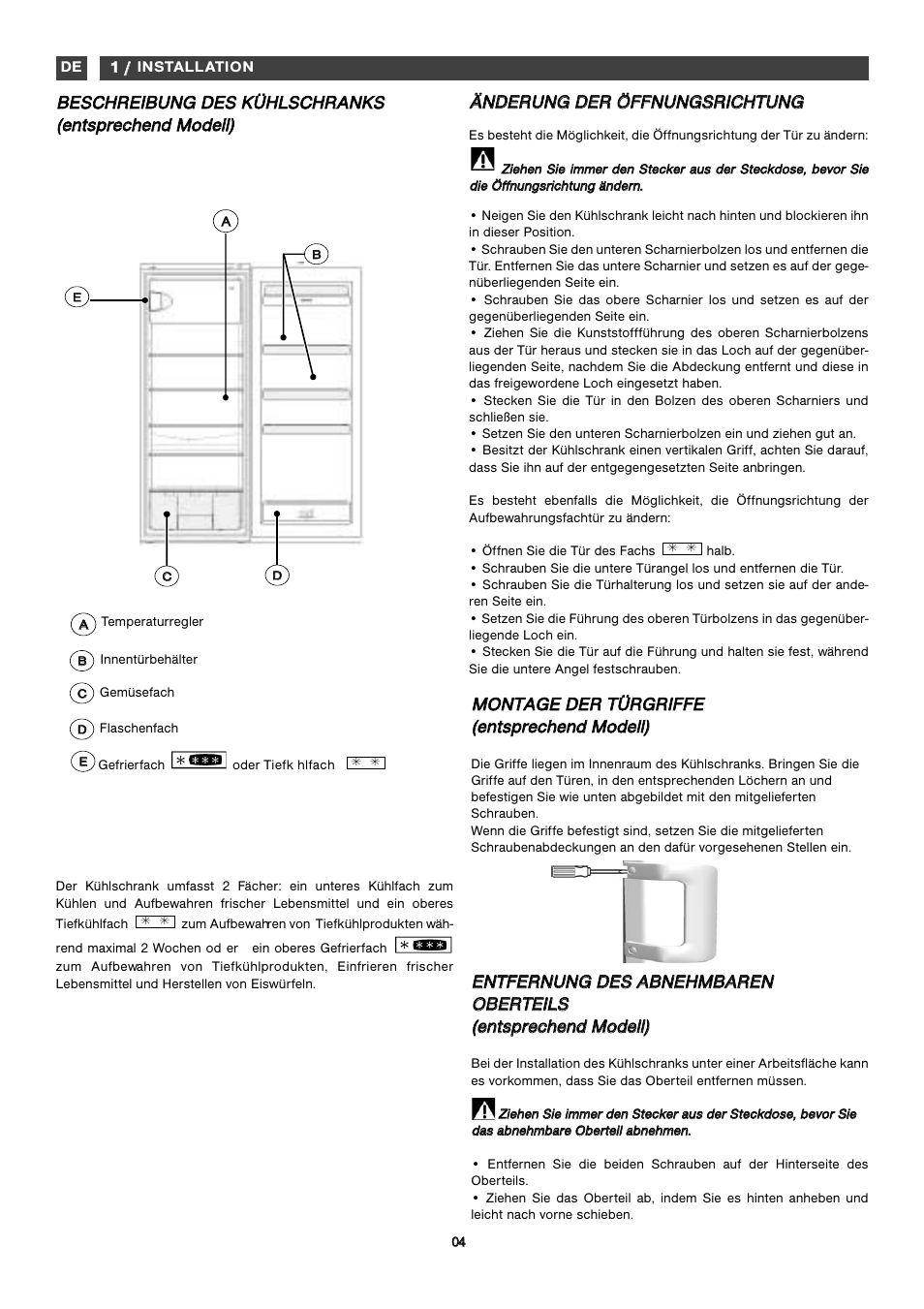 Fagor FFK1574 User Manual | Page 41 / 56