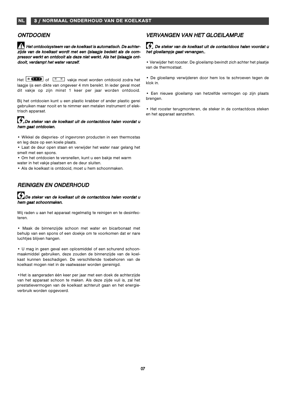 Oon nt td do oo oiie en n | Fagor FFK1574 User Manual | Page 53 / 56